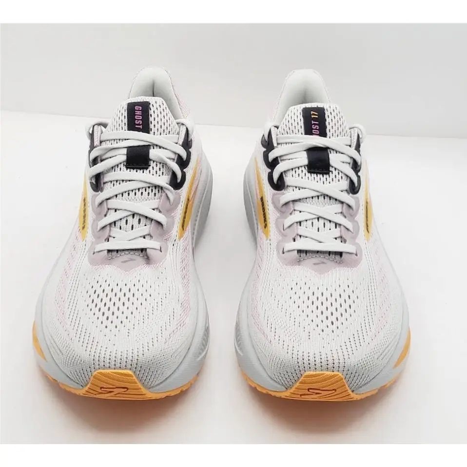 Brooks shoes - Brooks Ghost 17 - Ghost - Oyster Gray/Apricot/Pink 6