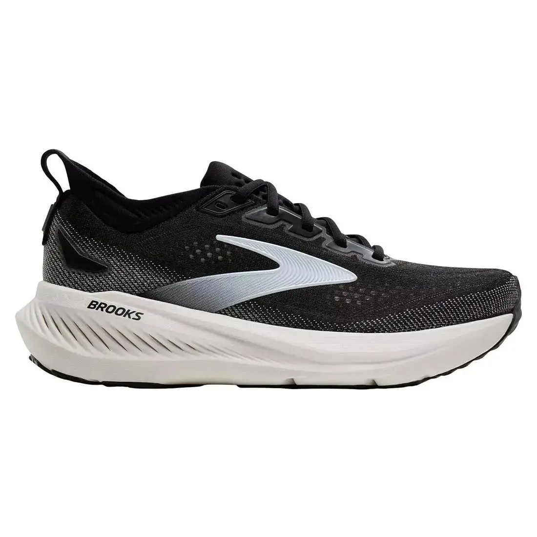 Brooks Women`s Glycerin 23 Running Shoes - Black/grey Size 10D Wide Width
