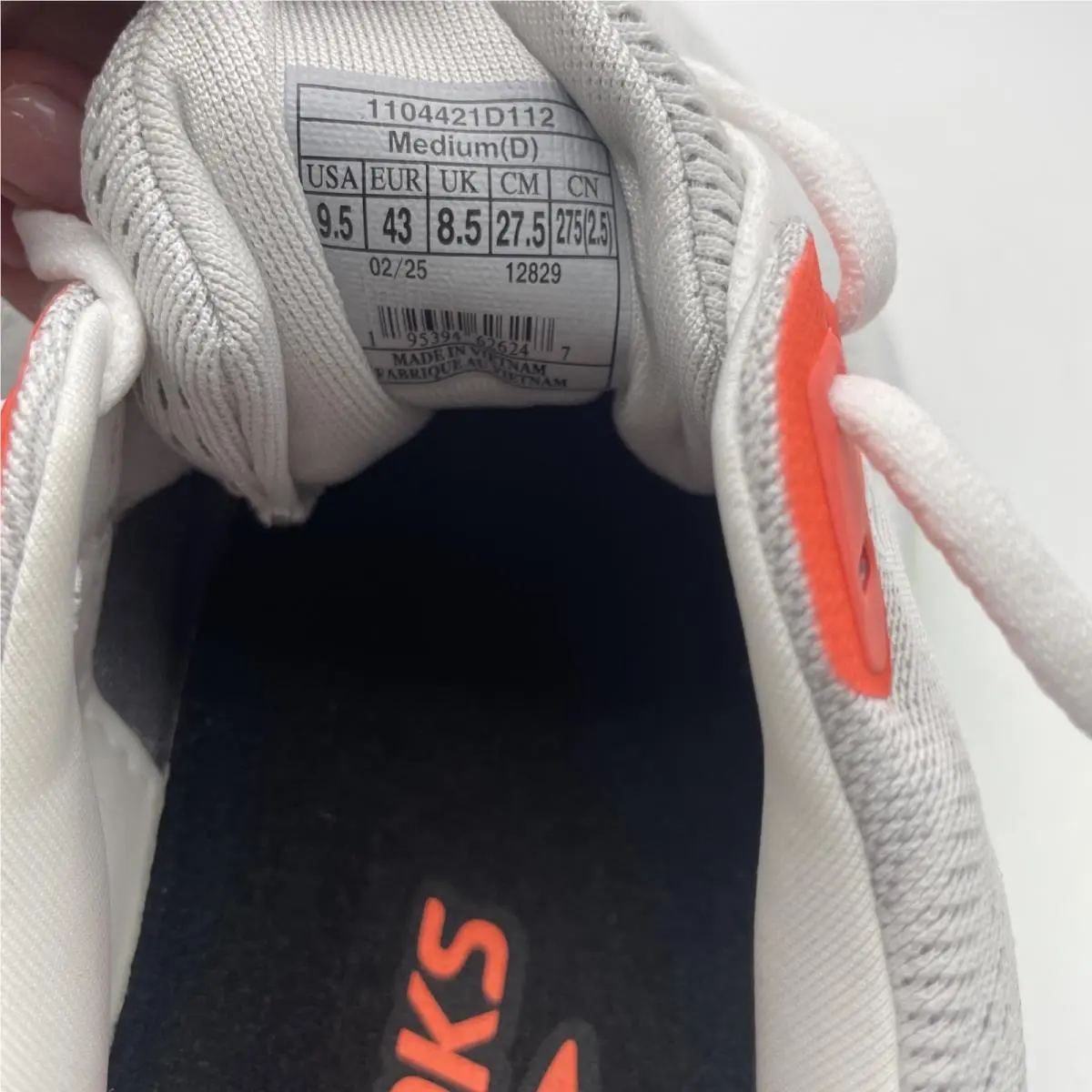 Brooks shoes - Brooks Ghost 17 110442-1D-112 - Ghost - 110442 1D 112 - White (UPC: 195394626247) 5