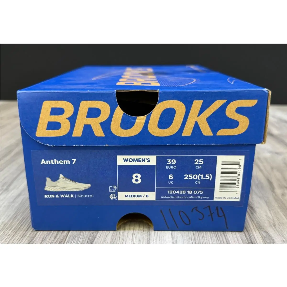 Brooks shoes - Brooks Anthem - Anthem - 120428 1B 075 - Antarctica Harbor Mist Skyway 7