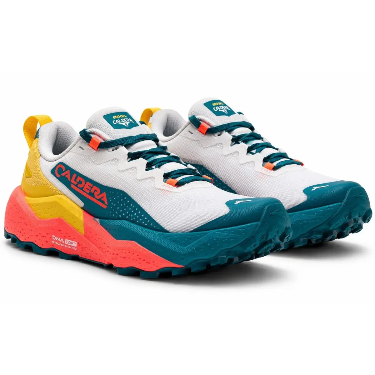 Brooks shoes - Brooks Caldera 8 - Caldera - 120429-1B-142 - Yellow, Manufacturer: Bit Of Blue/Quince/Flame 5