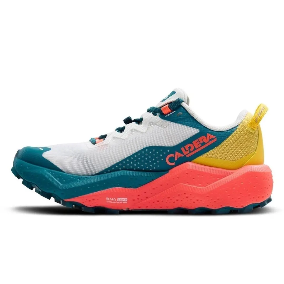 Brooks shoes - Brooks Caldera 8 - Caldera - 120429-1B-142 - Yellow, Manufacturer: Bit Of Blue/Quince/Flame 6