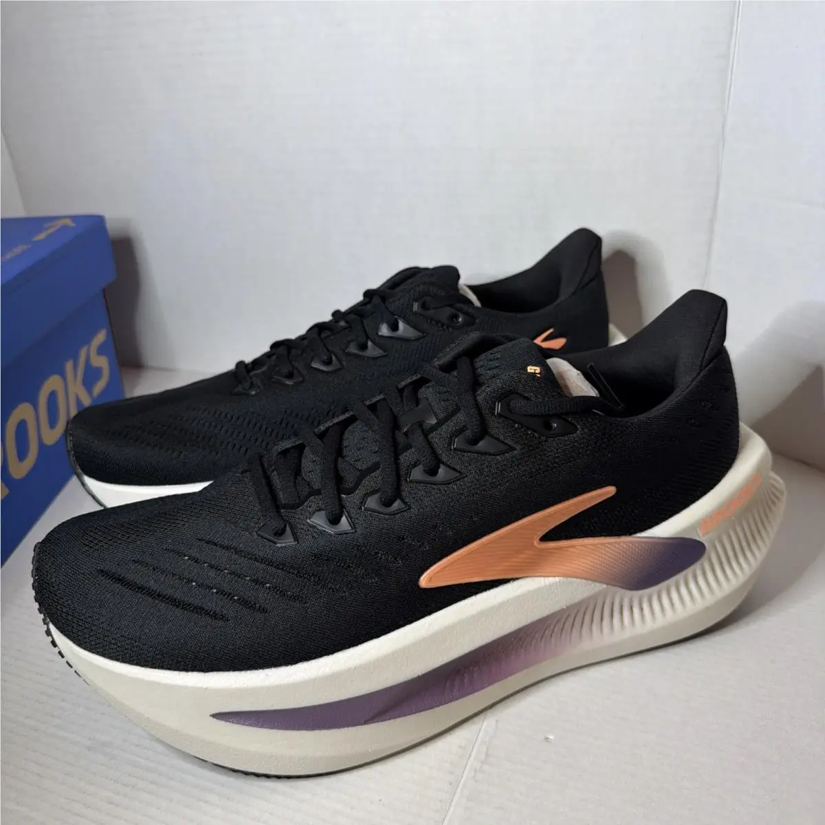Brooks shoes - Brooks Glycerin Max - Glycerin Max - 120468 1B 007 - Black/Peach/Clear 0
