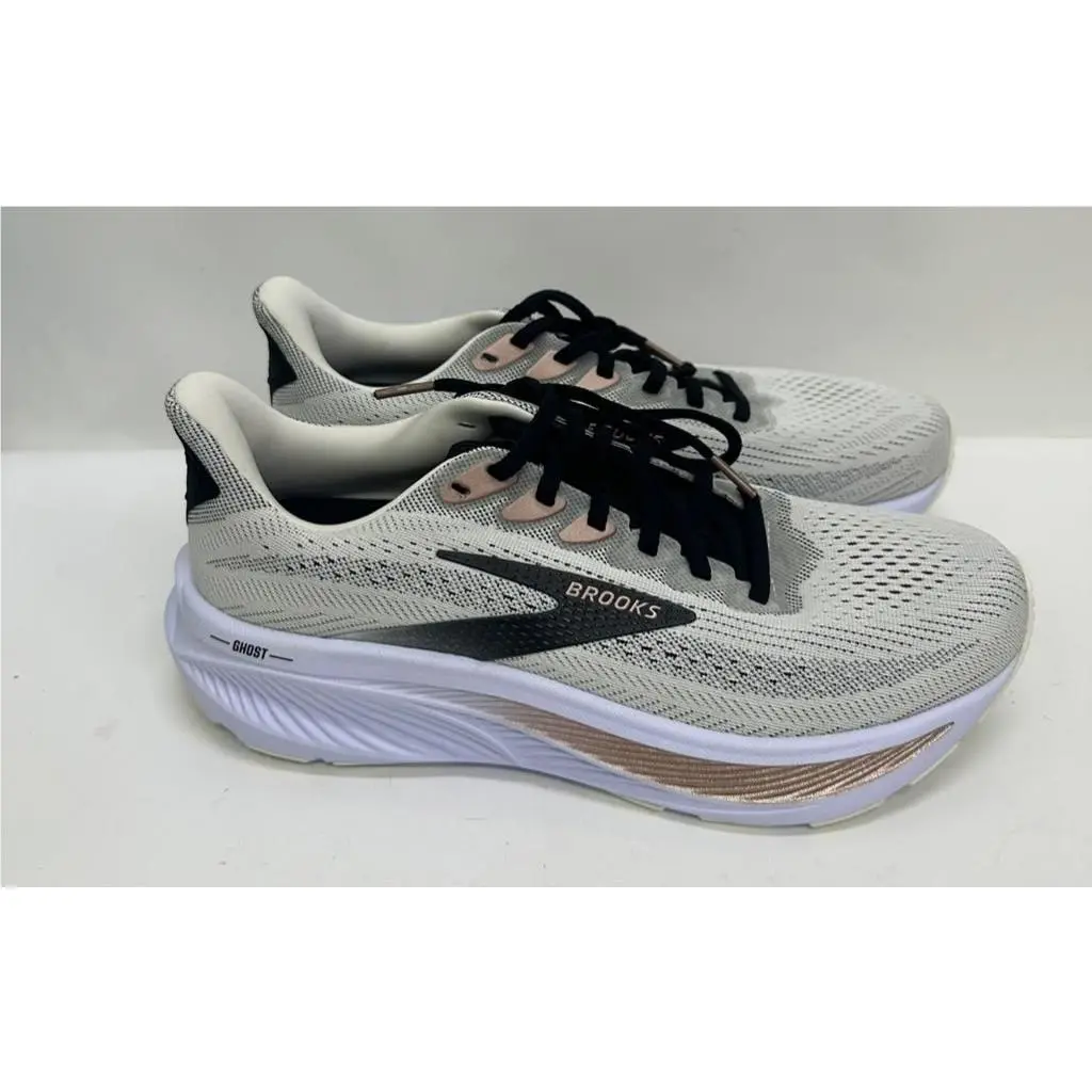 Brooks shoes - Brooks Ghost 17 - Ghost - White/Black/Rose Gold 0