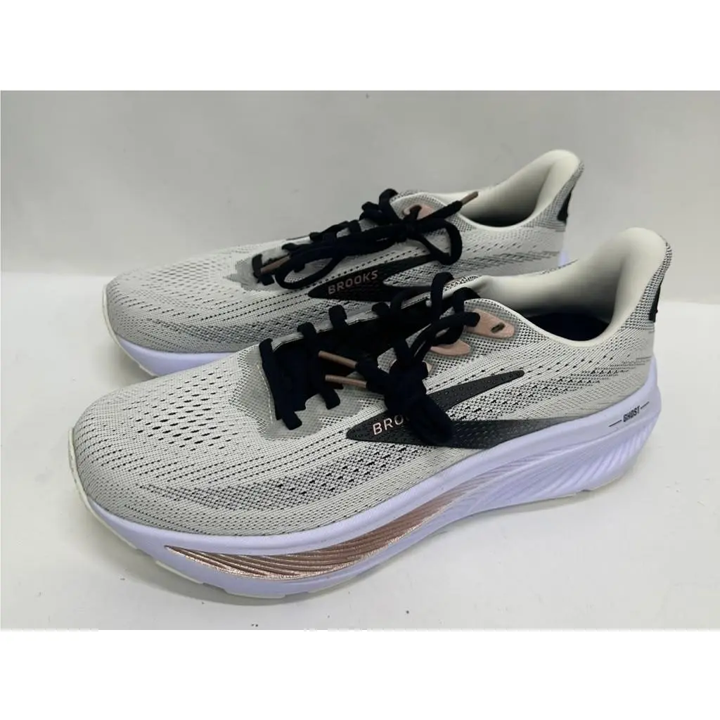 Brooks shoes - Brooks Ghost 17 - Ghost - White/Black/Rose Gold 3