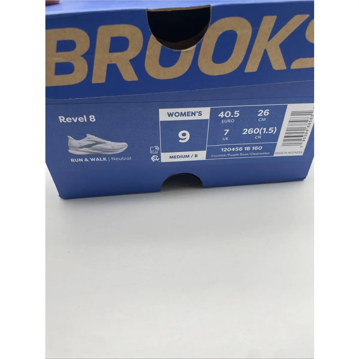 Brooks shoes - Brooks Revel 8 - Revel - 120456-1B-160 - Ivory (UPC: 195394685831) 0