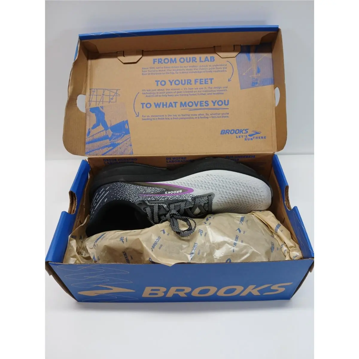 Brooks shoes - Brooks Launch GTS 10 Wide - 120399-1D-085 - Gray 10