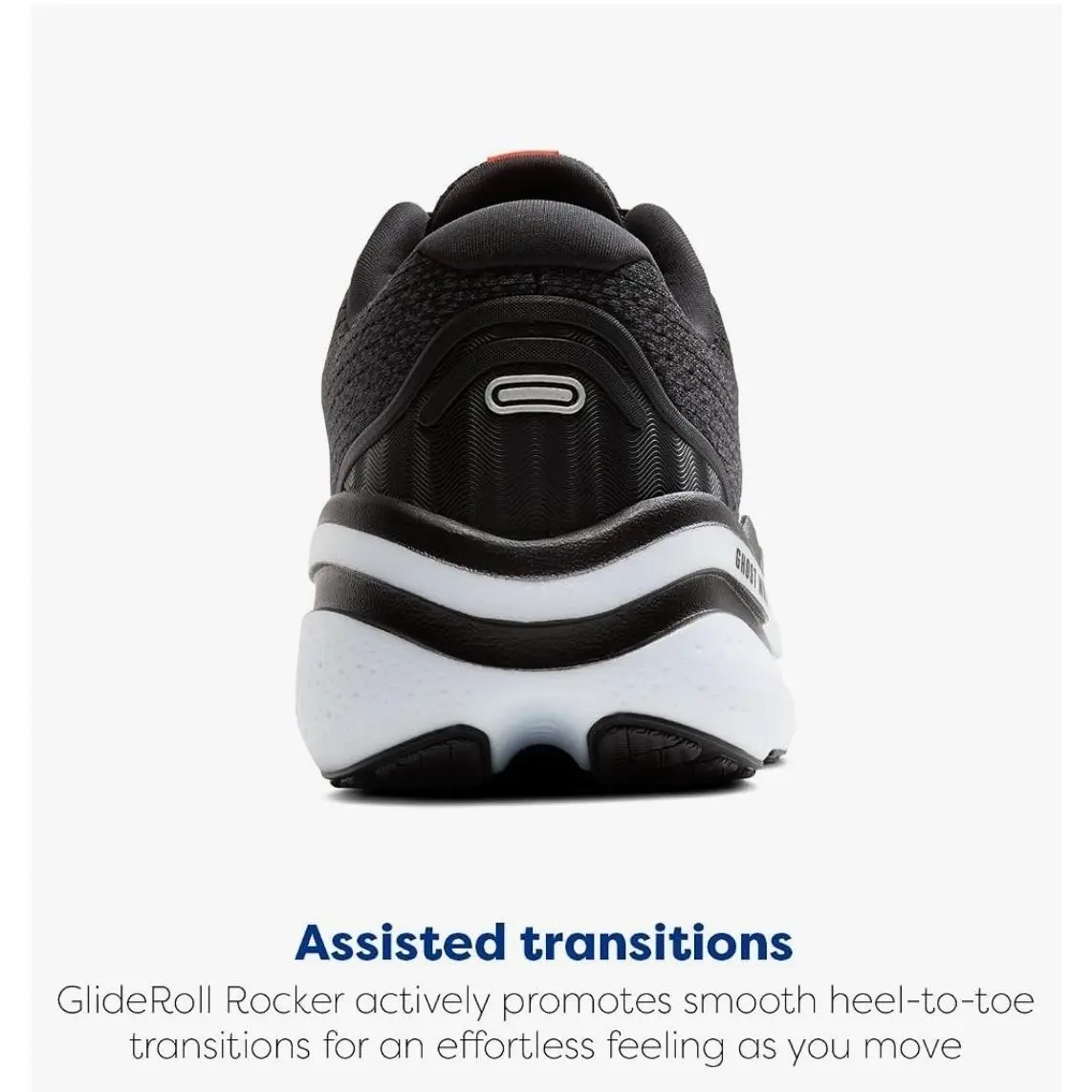 Brooks shoes - Brooks Ghost Max - Ghost Max - 110431-027 - black/white/fiery red (UPC: 195394593815) 1