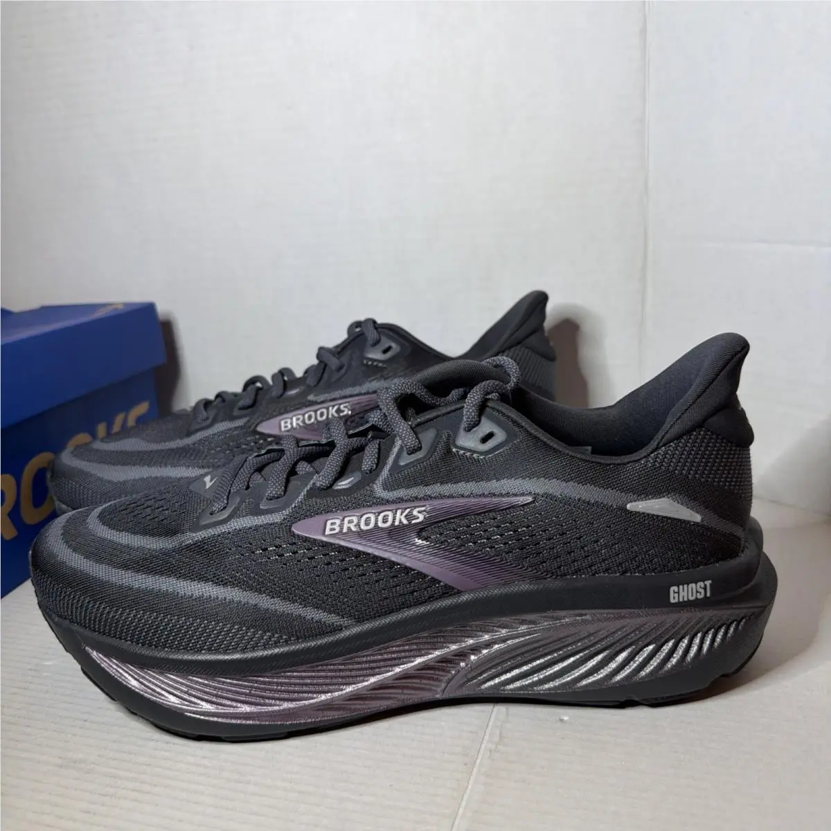 Brooks shoes - Brooks Ghost - Ghost - 120482 1D 058 - Ebony/Folkstone/Metallic 5