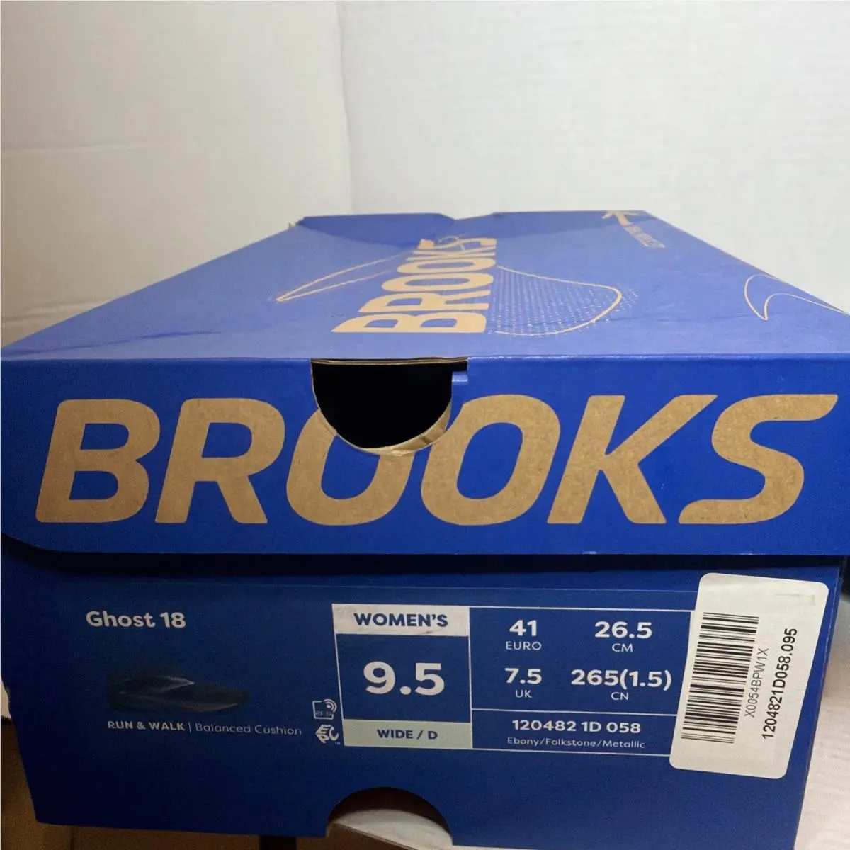Brooks shoes - Brooks Ghost - Ghost - 120482 1D 058 - Ebony/Folkstone/Metallic 1