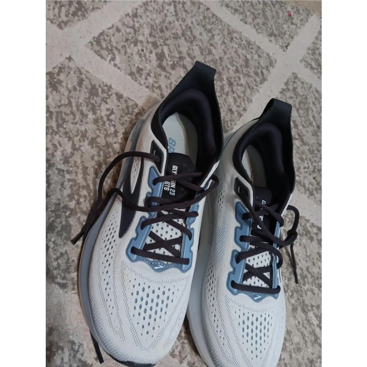 Brooks shoes - Brooks Glycerin GTS 23 - Glycerin GTS - 110503 1D 163 - White, Rain, Baltic Sea 8