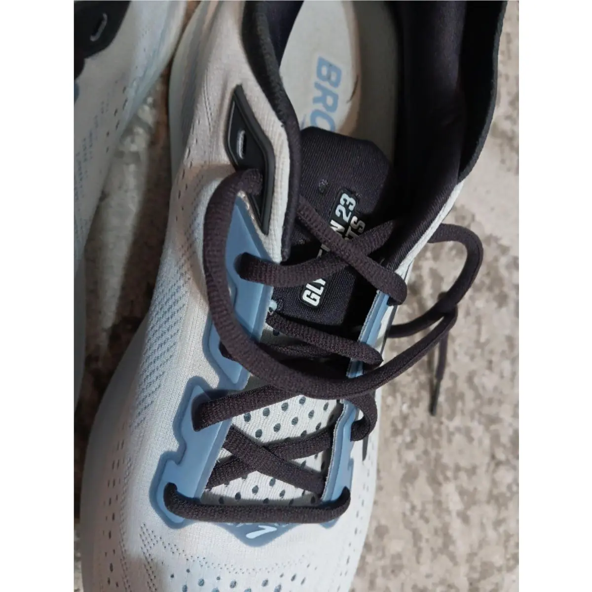 Brooks shoes - Brooks Glycerin GTS 23 - Glycerin GTS - 110503 1D 163 - White, Rain, Baltic Sea 10