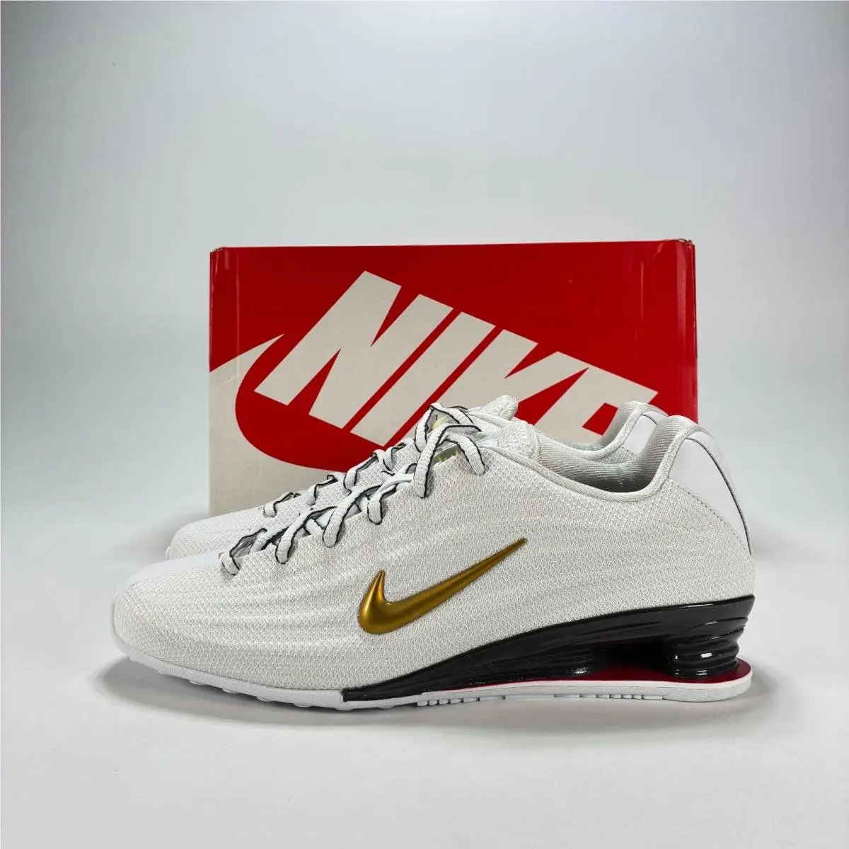 Nike shoes - Nike Shox Z White Metallic Gold (Women`s) - HQ7540-100 - White 2