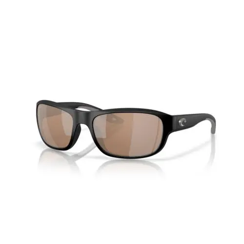 Men`s Clipperton 58mm Matte Black Sunglasses 6S9119-911903-58 by Costa Del Mar