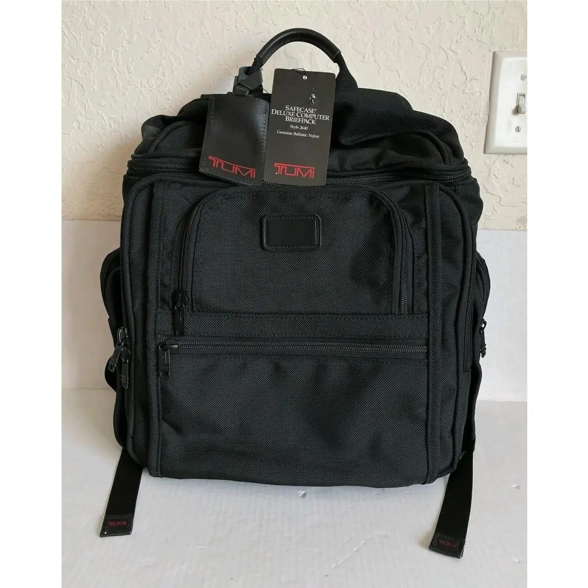 Alpha Backpack Briefpack Ballistic Nylon Black Business Travel 2640D3 by Tumi