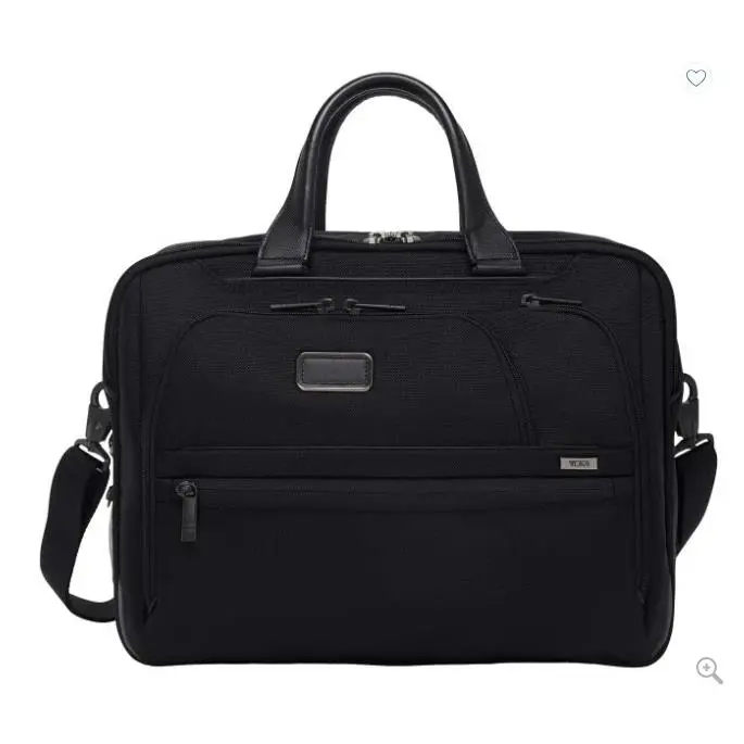 Alpha 4 Medium 15 Expandable Briefcase 158971-1041 - Black 02603141D4 by Tumi