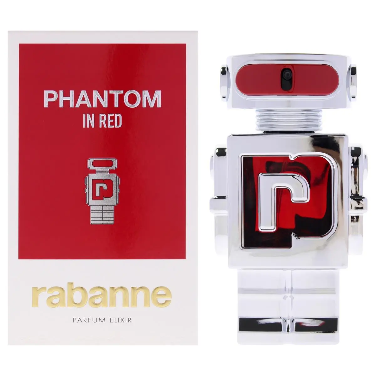 Phantom In Red Elixir Parfum 1.7 oz 50 ml For Men by Paco Rabanne