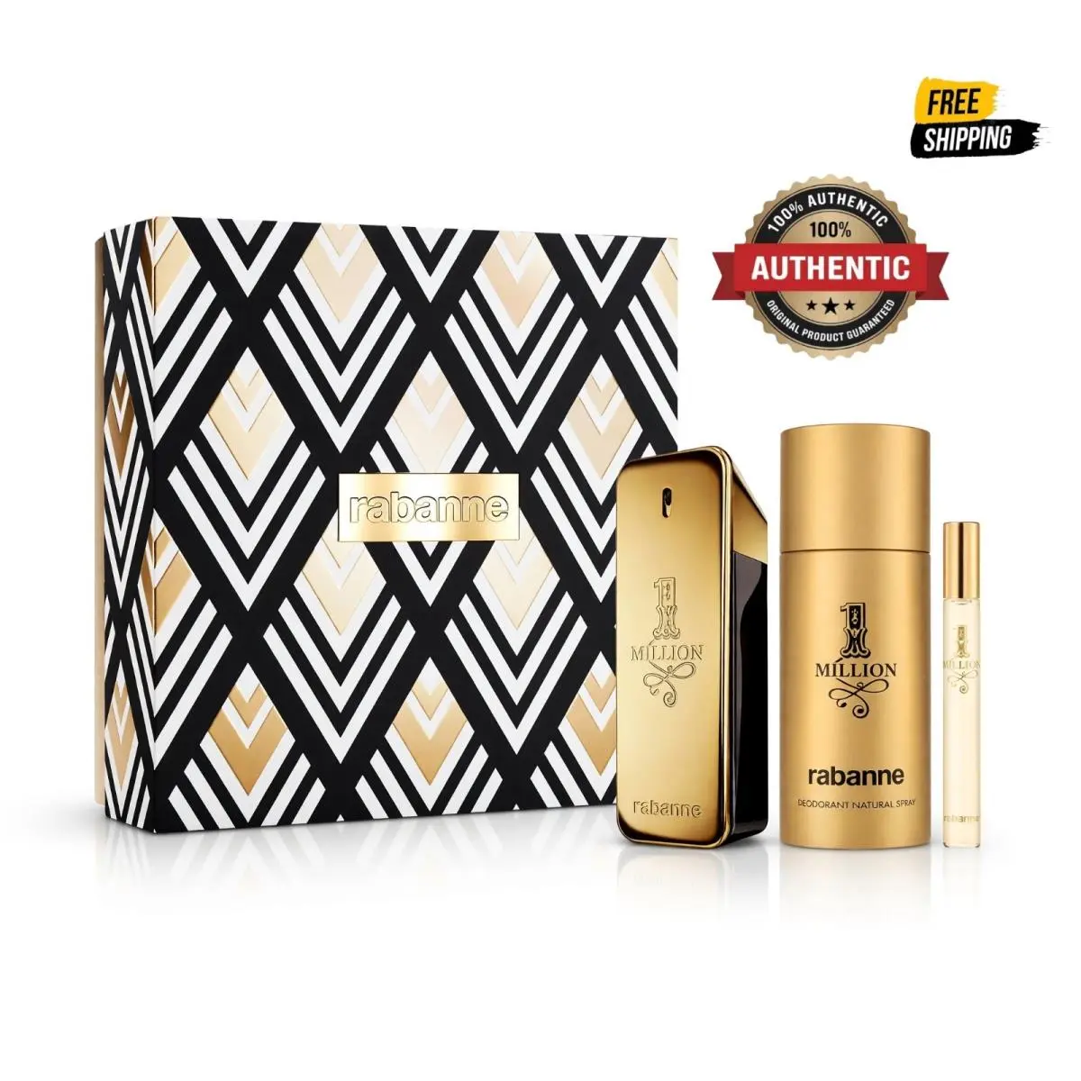 One Million  3 Piece Gift Set For Men by Paco Rabanne