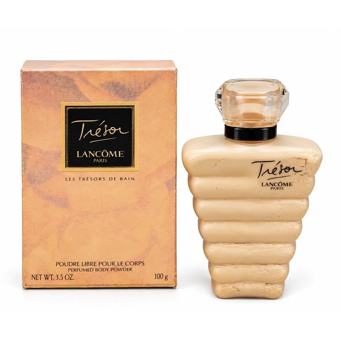 Tresor 3.5 oz Perfumed Body Powder by Lancome Paris Old Stock Rare by Lancôme