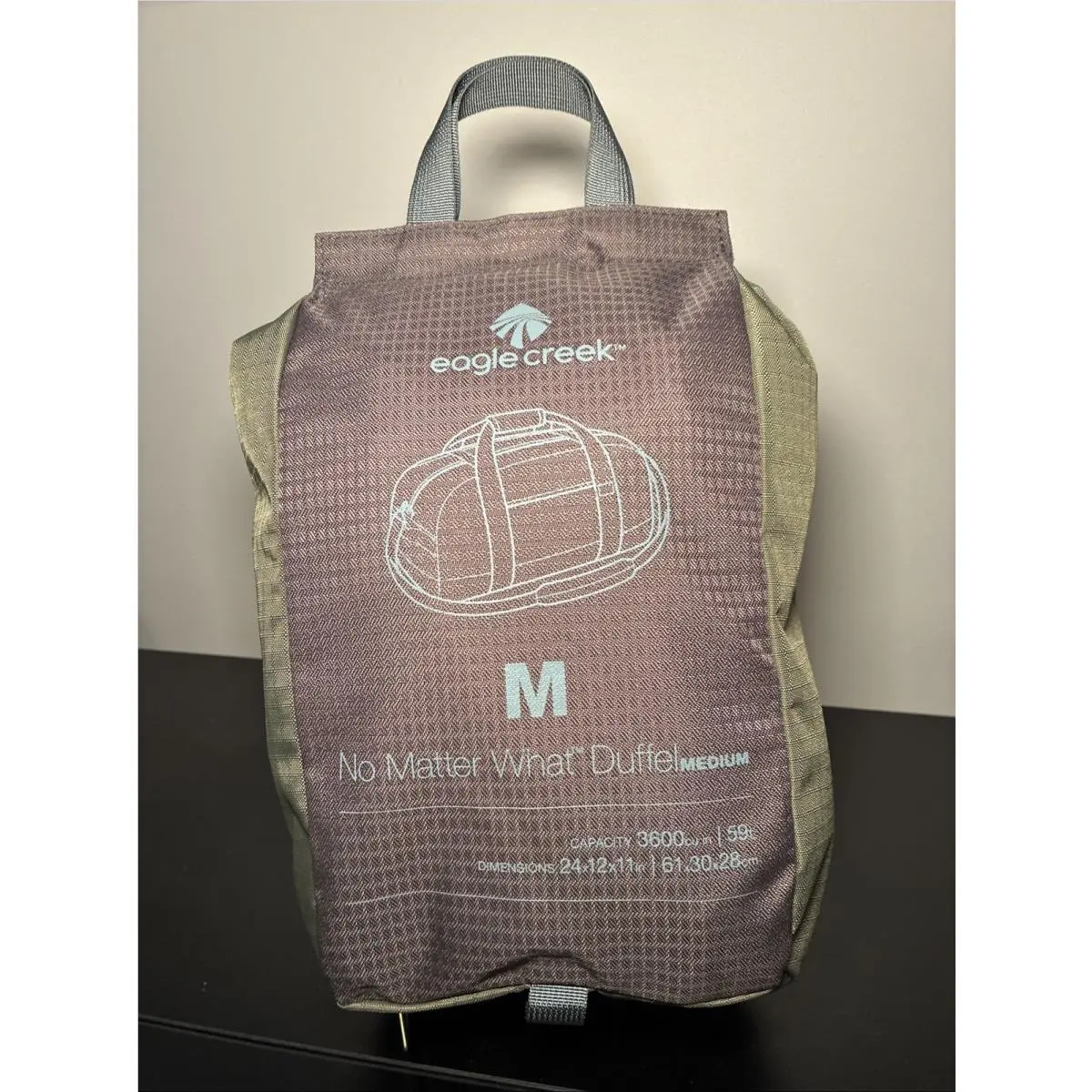 Eagle Creek Medium Cypress Green Duffle Bag 59L No Matter What