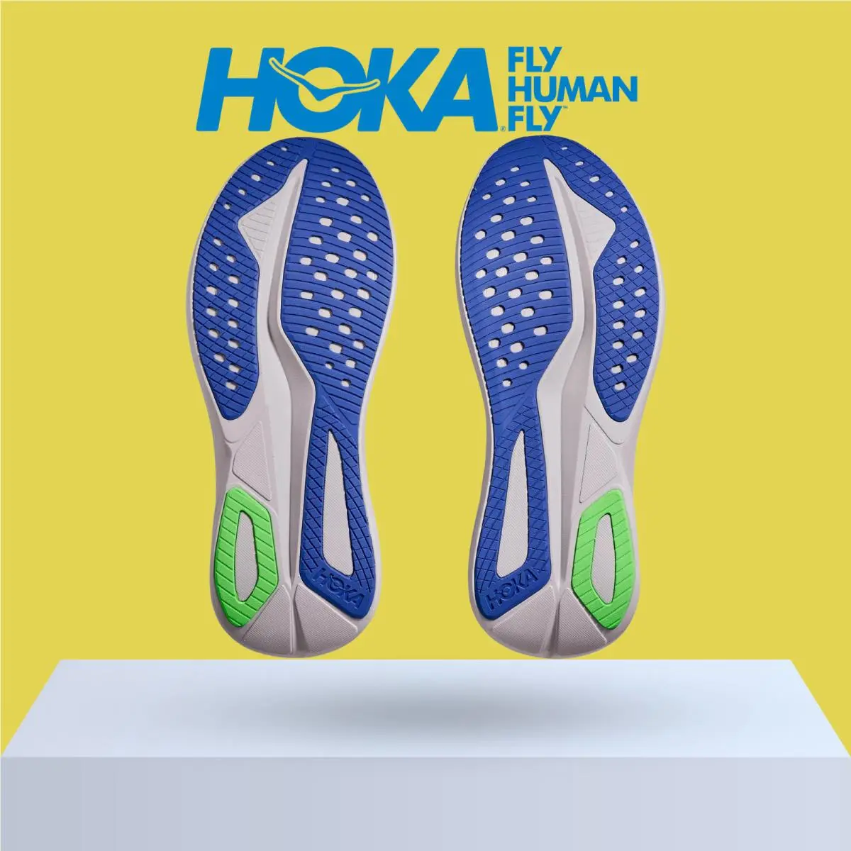 Hoka shoes - Hoka One One Mach 7 - Ash Grey/Cobalt Blue 3