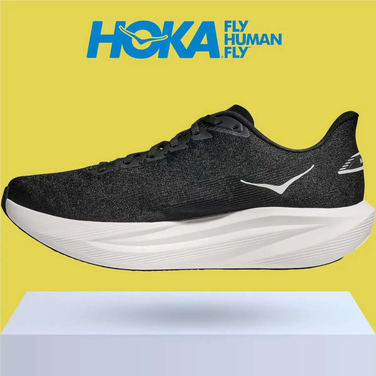 Hoka shoes - Hoka One One Mach 7 - Ash Grey/Cobalt Blue 25