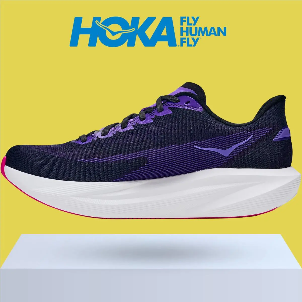 Hoka shoes - Hoka One One Mach 7 - Ash Grey/Cobalt Blue 10