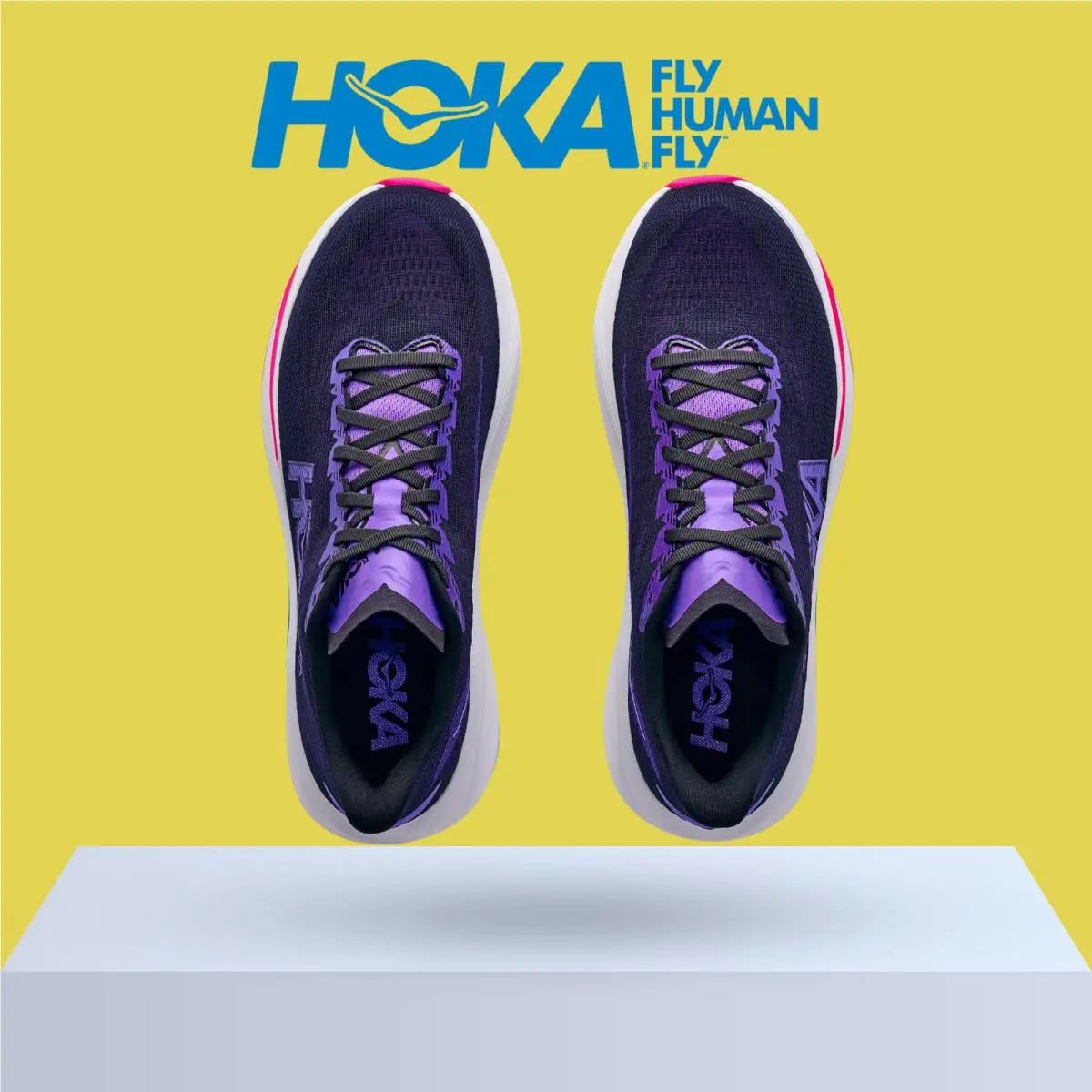 Hoka shoes - Hoka One One Mach 7 - Ash Grey/Cobalt Blue 12