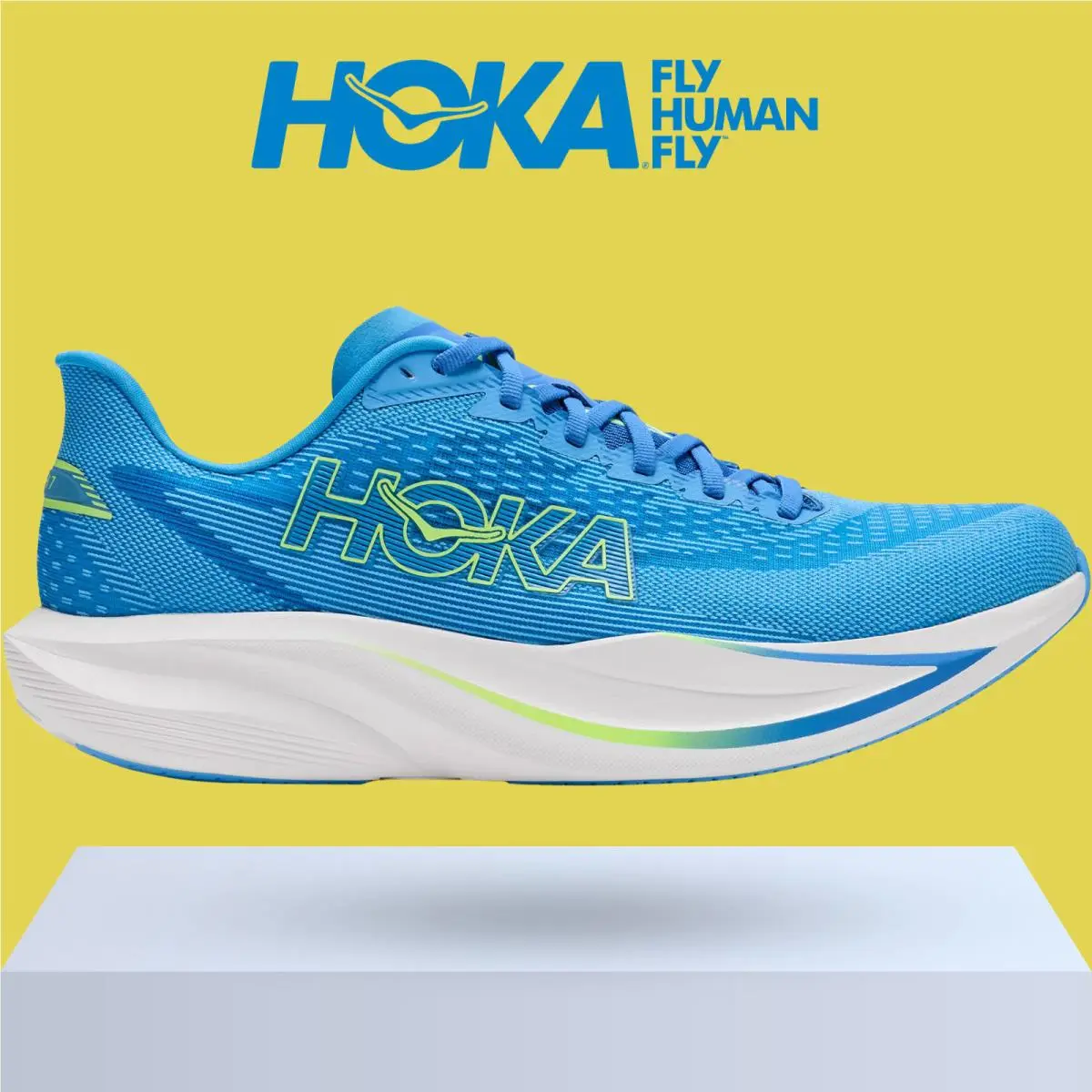 Hoka shoes - Hoka One One Mach 7 - Ash Grey/Cobalt Blue 29