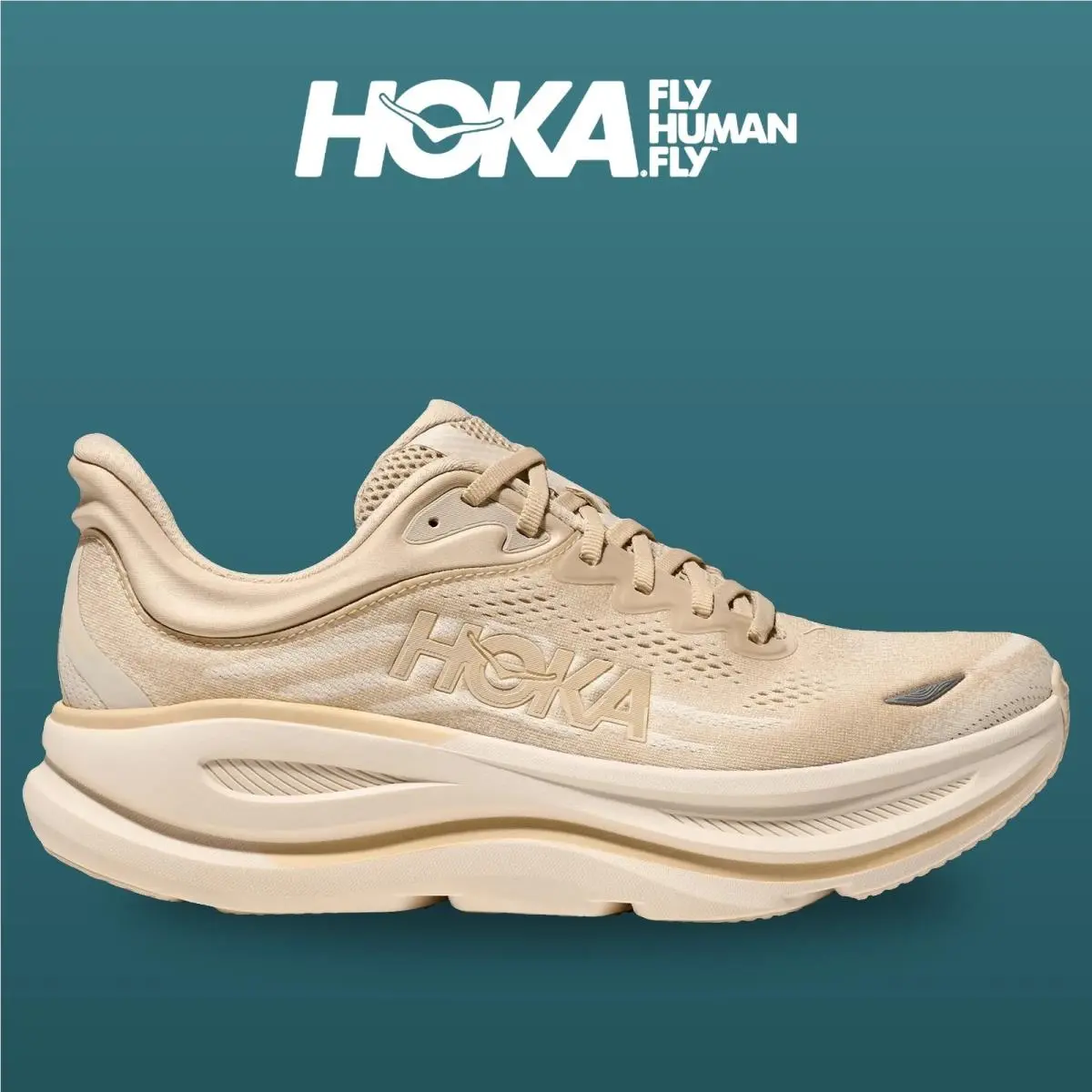 Hoka shoes - Bondi 9 - Bondi - 1162011-OLTM - Oatmeal/Oat Milk 11