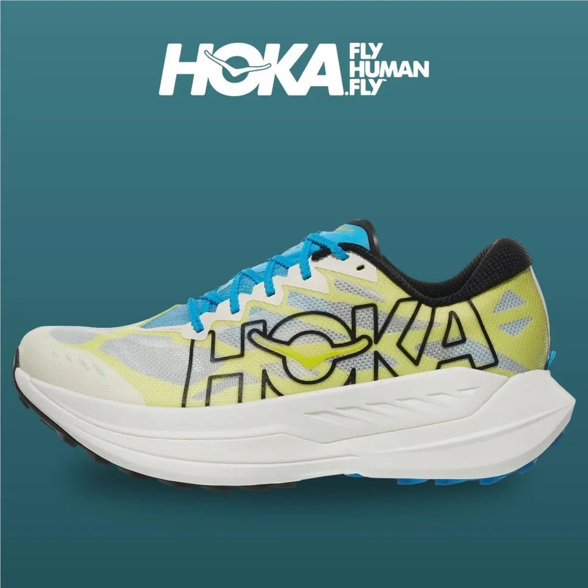 Hoka shoes - Rocket X - Rocket - 1176330-SLLB - Skyward Blue/Alabaster 5