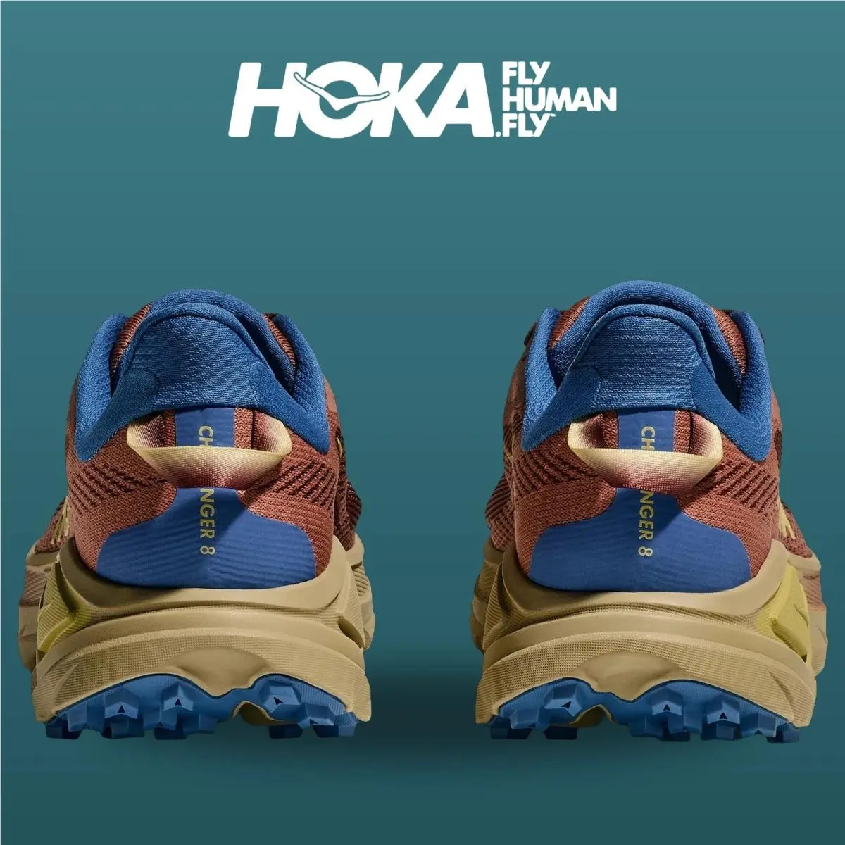 Hoka shoes - Challenger 8 - Challenger - 1168716-MPLC - Maple/Cardamom 12