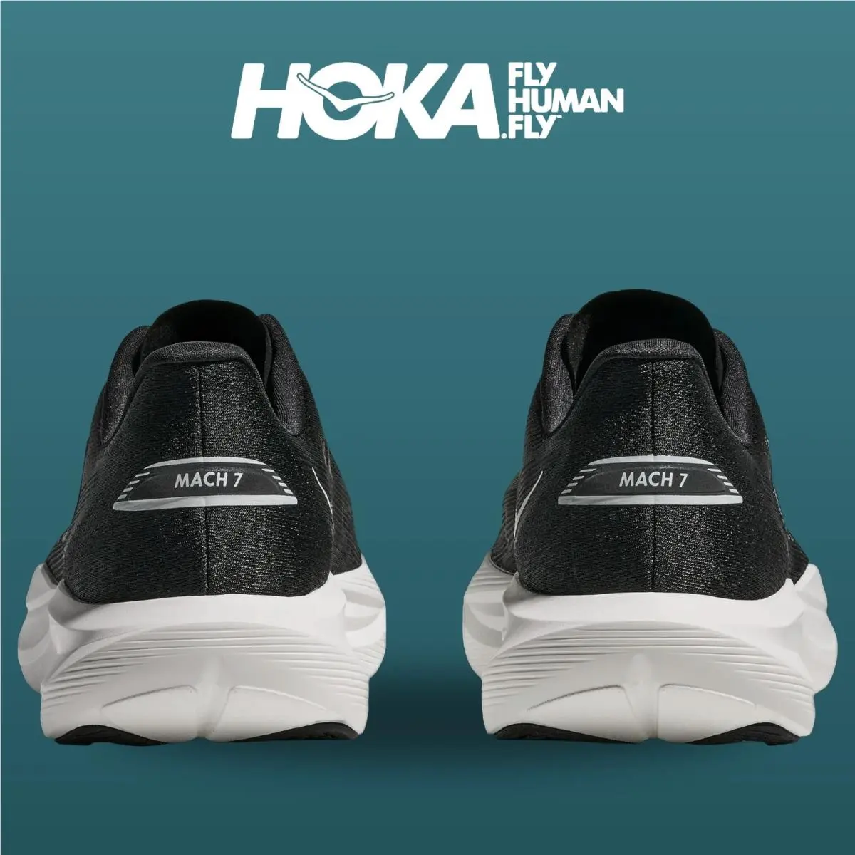 Hoka shoes - Mach 7 - Mach - 1171904-BWHT - Black/White 3