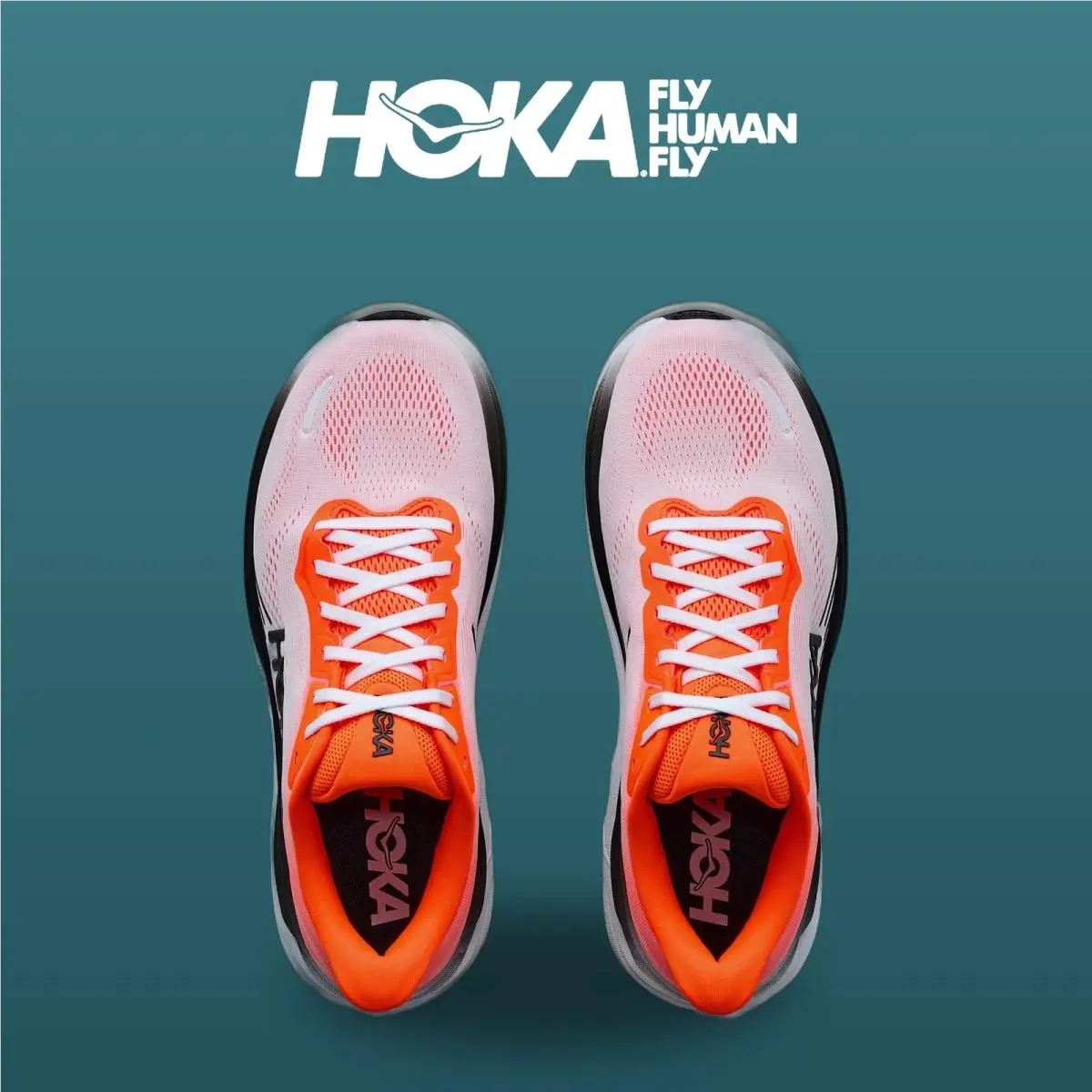 Hoka shoes - Clifton 11 - Clifton - 1176572-NNTN - Neon Tangerine/Frost 9