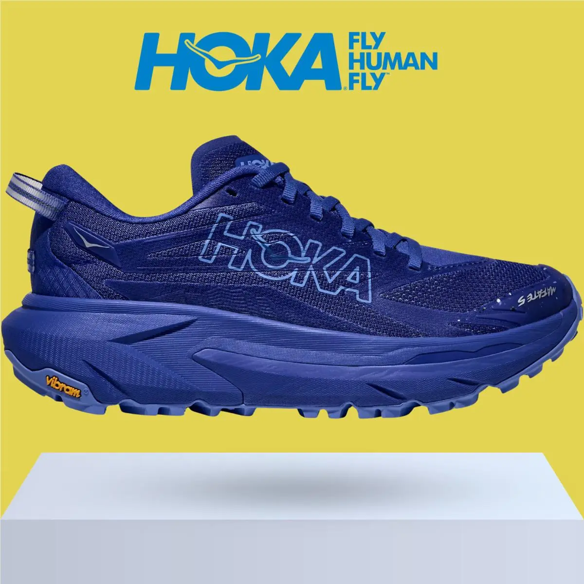 Hoka shoes - Hoka One One Mafate 5 - Celestial Blue/Blue Blossom 4