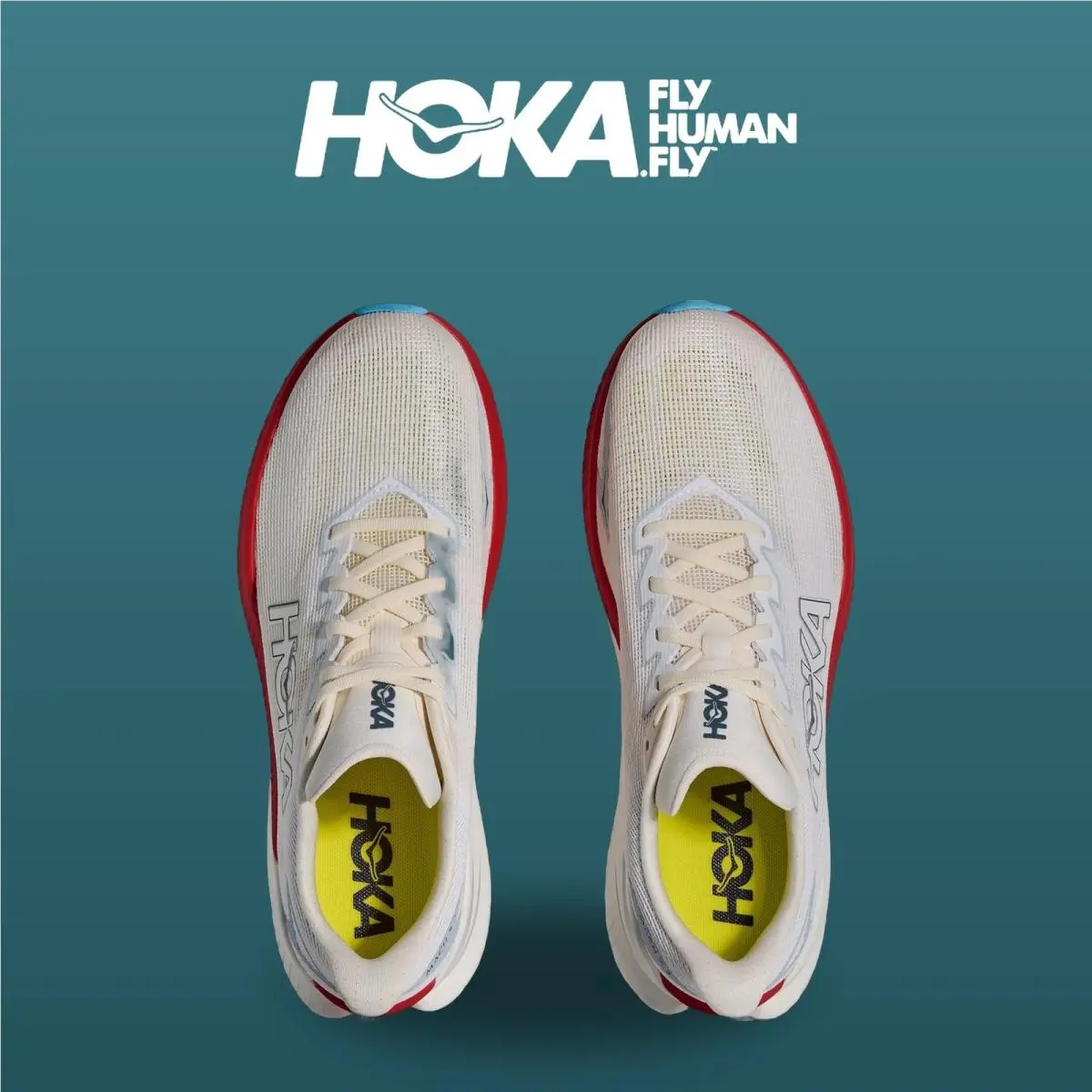 Hoka shoes - Mach X 3 - Mach - 1168720-WBS - White/Alabaster 0