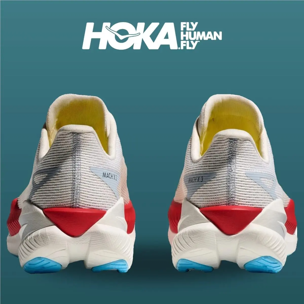 Hoka shoes - Mach X 3 - Mach - 1168720-WBS - White/Alabaster 3