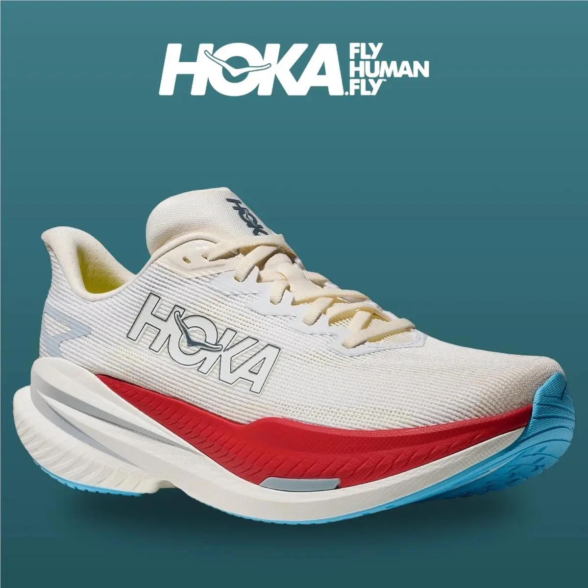 Hoka shoes - Mach X 3 - Mach - 1168720-WBS - White/Alabaster 4