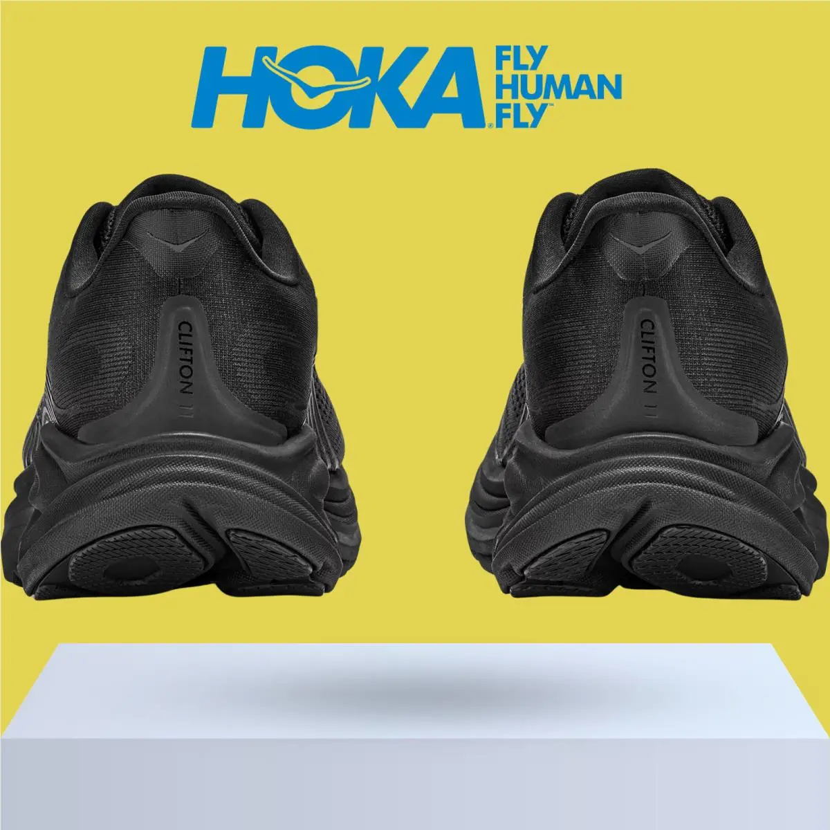 Hoka shoes - Hoka One One Clifton 11 - Black/Black 6