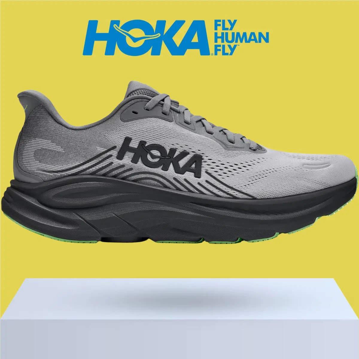 Hoka shoes - Hoka One One Clifton 11 - Black/Black 14