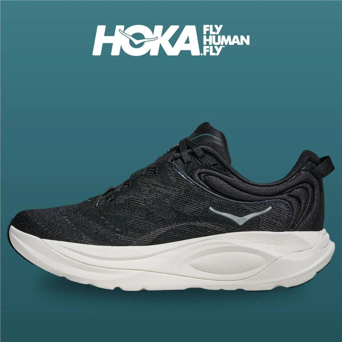 Hoka shoes - HOKA Gaviota 6 Wide - Gaviota Wide - 1171933-BWHT - Black/White 11