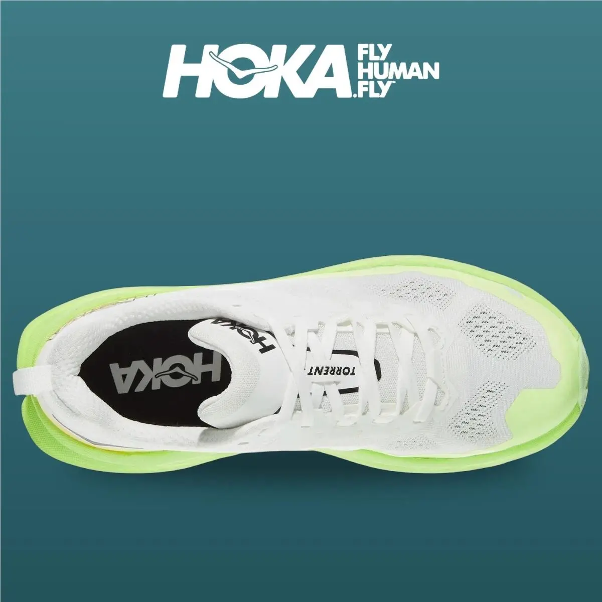 Hoka shoes - Torrent 5 - Torrent - 1176634-FYZ - Frost/Neon Yuzu 8