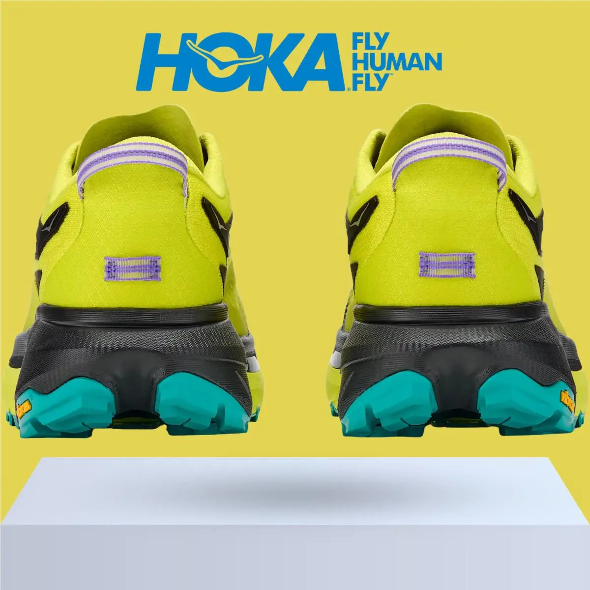 Hoka shoes - Hoka One One Mafate 5 - Black/Hoka Citrus 1