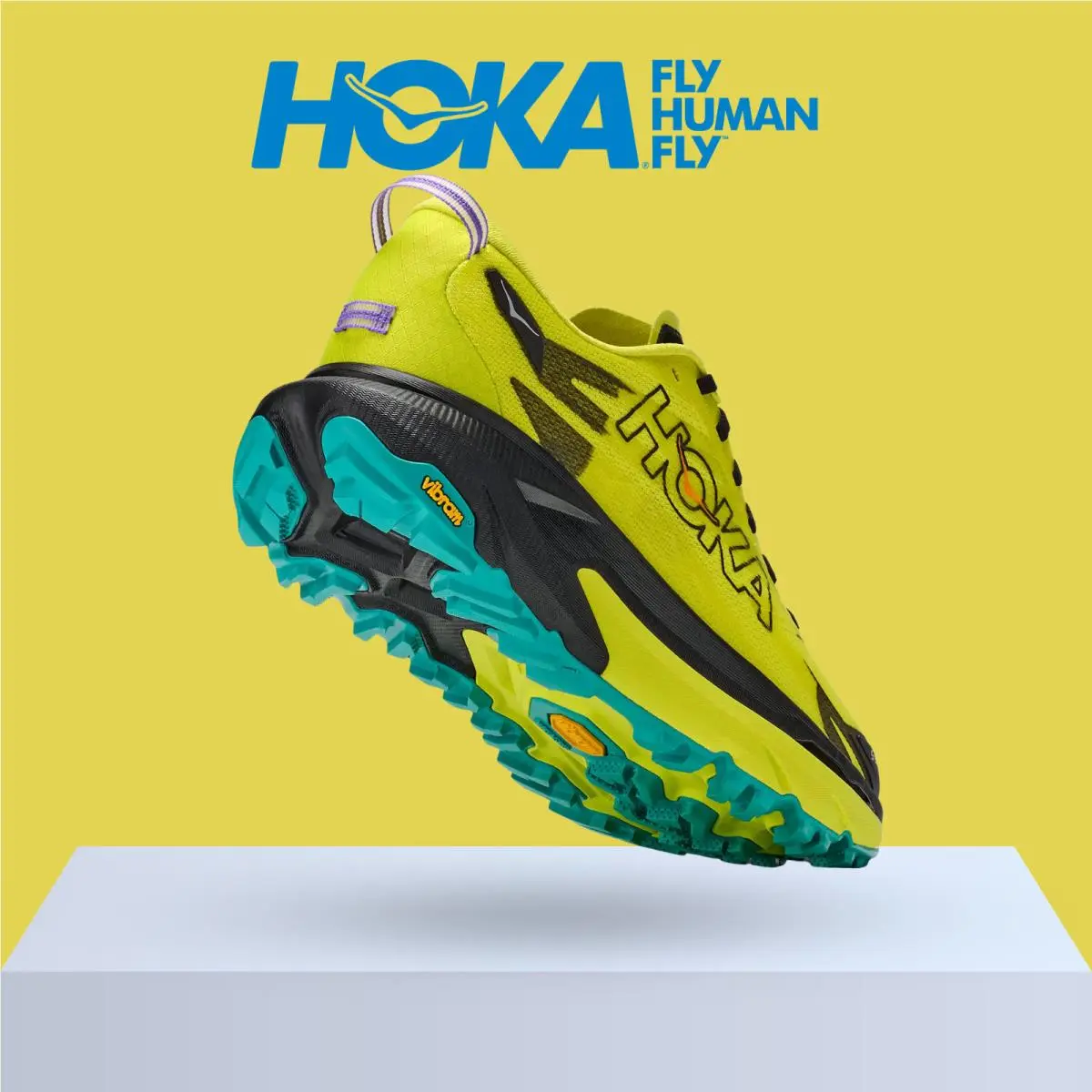 Hoka shoes - Hoka One One Mafate 5 - Black/Hoka Citrus 8