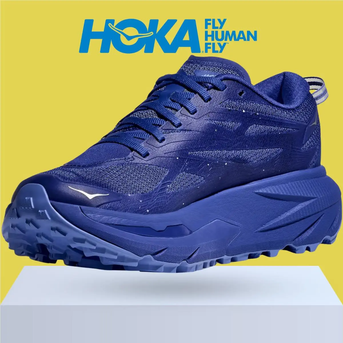 Hoka shoes - Hoka One One Mafate 5 - Black/Hoka Citrus 20