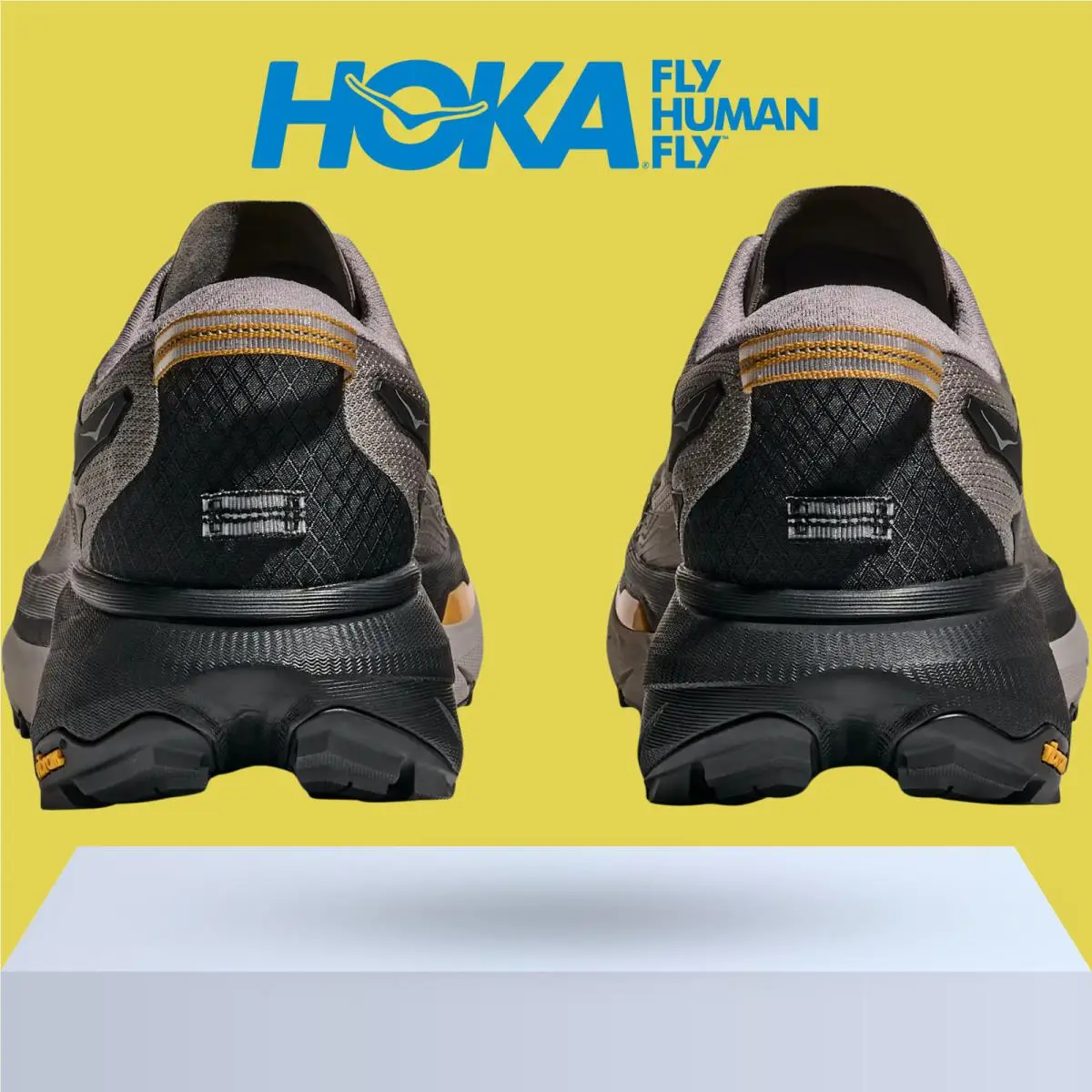 Hoka shoes - Hoka One One Mafate 5 - Black/Hoka Citrus 11