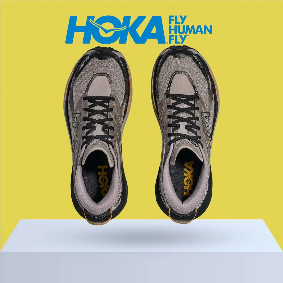 Hoka shoes - Hoka One One Mafate 5 - Black/Hoka Citrus 12