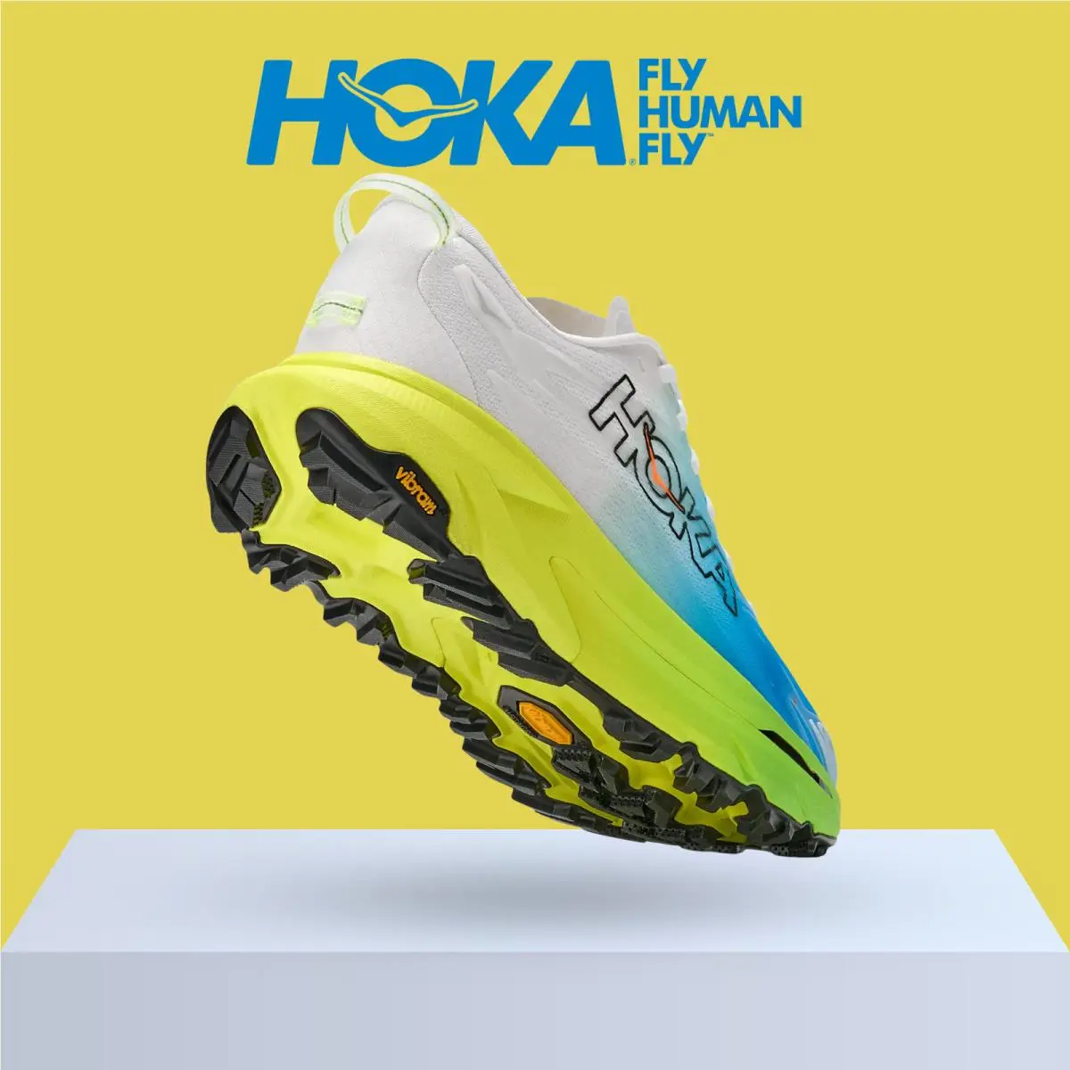 Hoka shoes - Hoka One One Mafate 5 - Black/Hoka Citrus 18