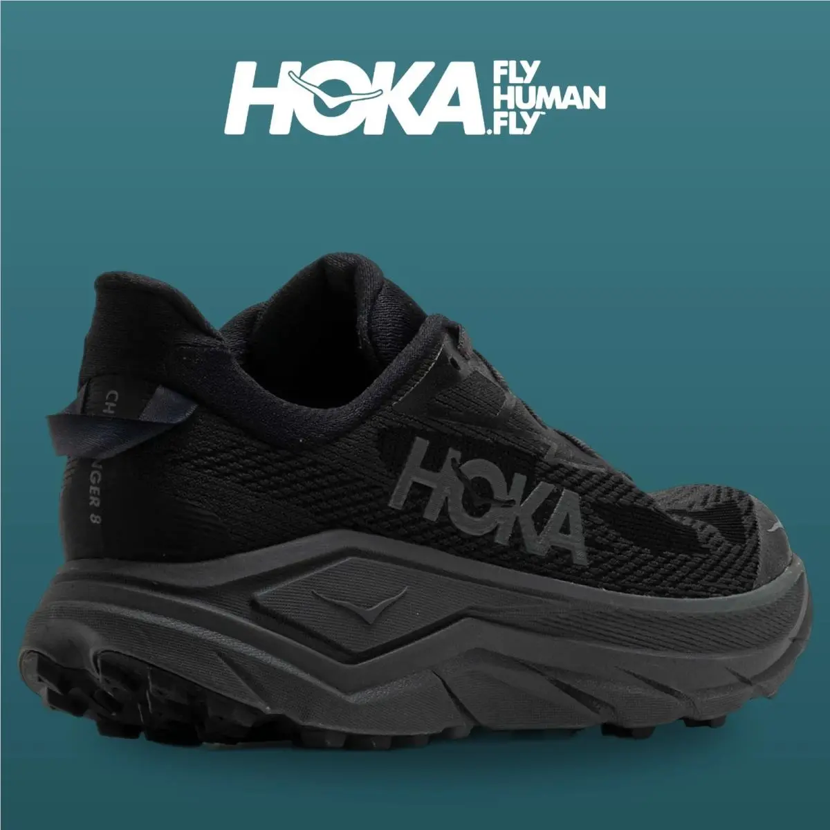 Hoka shoes - Challenger 8 - Challenger - 1168716-BCKT - Black/Outer Orbit 11