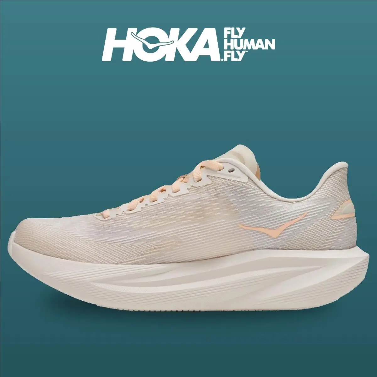 Hoka shoes - Mach 7 - Mach - 1171938-OST - Oat Milk/Alabaster 2
